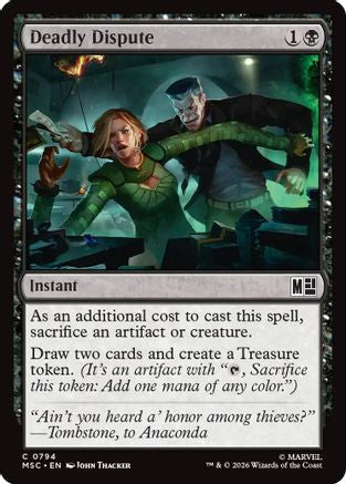 Deadly Dispute (MSC-794) [Commander: Marvel Super Heroes] MTG Single Wizards of the Coast