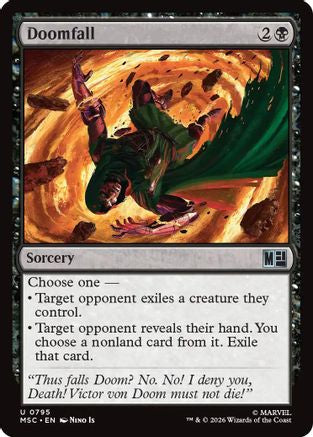 Doomfall (MSC-795) [Commander: Marvel Super Heroes] MTG Single Wizards of the Coast