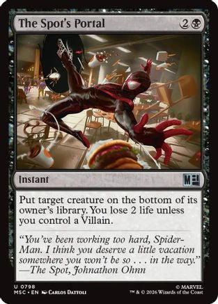 The Spot's Portal (MSC-798) [Commander: Marvel Super Heroes] MTG Single Wizards of the Coast