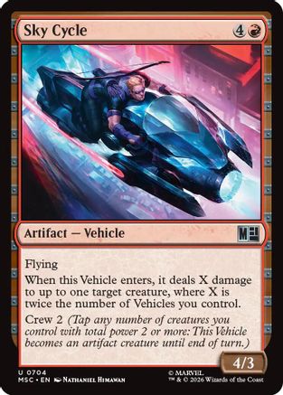 Sky Cycle (MSC-704) [Commander: Marvel Super Heroes] MTG Single Wizards of the Coast