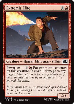Extremis Elite (MSC-763) [Commander: Marvel Super Heroes] Foil MTG Single Wizards of the Coast
