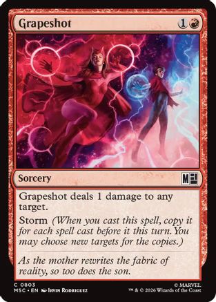 Grapeshot (MSC-803) [Commander: Marvel Super Heroes] MTG Single Wizards of the Coast