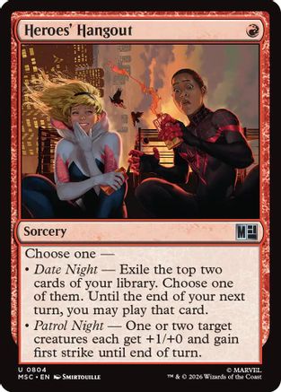 Heroes' Hangout (MSC-804) [Commander: Marvel Super Heroes] Foil MTG Single Wizards of the Coast