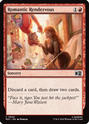 Romantic Rendezvous (MSC-808) [Commander: Marvel Super Heroes] MTG Single Wizards of the Coast
