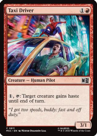 Taxi Driver (MSC-811) [Commander: Marvel Super Heroes] Foil MTG Single Wizards of the Coast