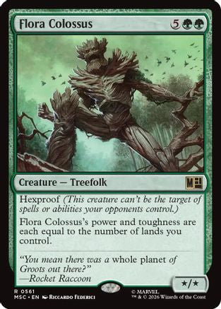Flora Colossus (MSC-561) [Commander: Marvel Super Heroes] Foil MTG Single Wizards of the Coast