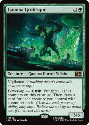 Gamma Grotesque (MSC-562) [Commander: Marvel Super Heroes] MTG Single Wizards of the Coast
