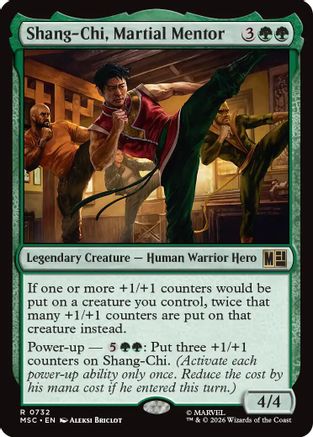 Shang-Chi, Martial Mentor (MSC-732) [Commander: Marvel Super Heroes] MTG Single Wizards of the Coast