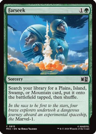 Farseek (MSC-815) [Commander: Marvel Super Heroes] MTG Single Wizards of the Coast