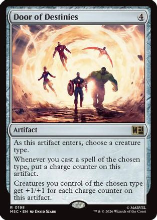 Door of Destinies (MSC-198) [Commander: Marvel Super Heroes] MTG Single Wizards of the Coast