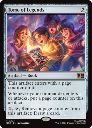 Tome of Legends (MSC-223) [Commander: Marvel Super Heroes] MTG Single Wizards of the Coast