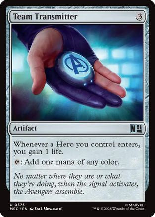 Team Transmitter (MSC-573) [Commander: Marvel Super Heroes] MTG Single Wizards of the Coast