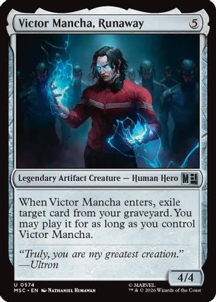 Victor Mancha, Runaway (MSC-574) [Commander: Marvel Super Heroes] Foil MTG Single Wizards of the Coast