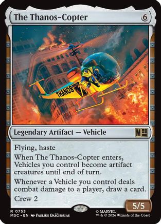 The Thanos-Copter (MSC-753) [Commander: Marvel Super Heroes] Foil MTG Single Wizards of the Coast