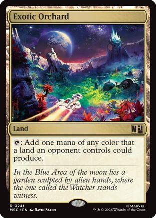 Exotic Orchard (MSC-241) [Commander: Marvel Super Heroes] MTG Single Wizards of the Coast