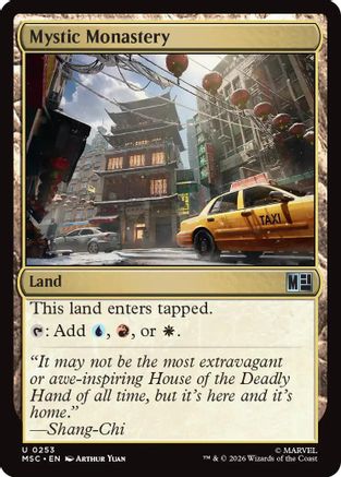Mystic Monastery (MSC-253) [Commander: Marvel Super Heroes] MTG Single Wizards of the Coast