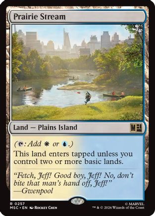 Prairie Stream (MSC-257) [Commander: Marvel Super Heroes] MTG Single Wizards of the Coast