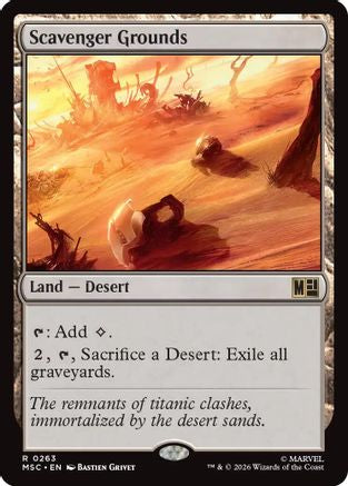 Scavenger Grounds (MSC-263) [Commander: Marvel Super Heroes] MTG Single Wizards of the Coast