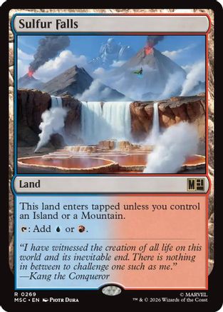Sulfur Falls (MSC-269) [Commander: Marvel Super Heroes] MTG Single Wizards of the Coast