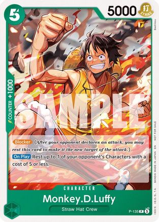 Monkey.D.Luffy (OP16 Release Event) (P-135)  [One Piece Promotion Cards]