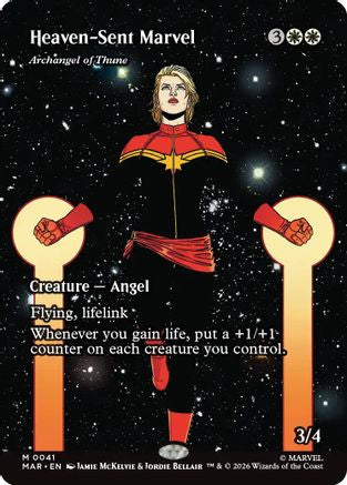 Heaven-Sent Marvel - Archangel of Thune (MAR-041) [Marvel Universe Eternal-Legal] MTG Single Wizards of the Coast