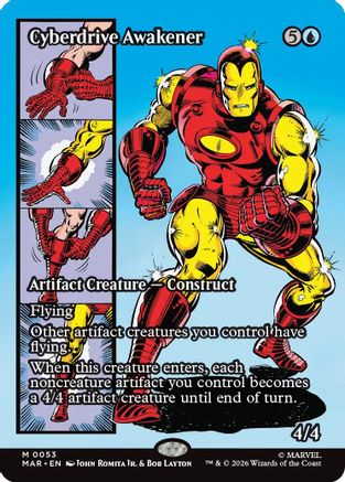 Cyberdrive Awakener (MAR-053) [Marvel Universe Eternal-Legal] MTG Single Wizards of the Coast