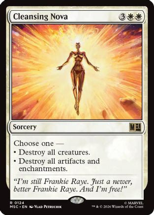 Cleansing Nova (MSC-124) [Commander: Marvel Super Heroes] MTG Single Wizards of the Coast