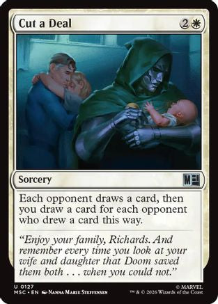 Cut a Deal (MSC-127) [Commander: Marvel Super Heroes] MTG Single Wizards of the Coast