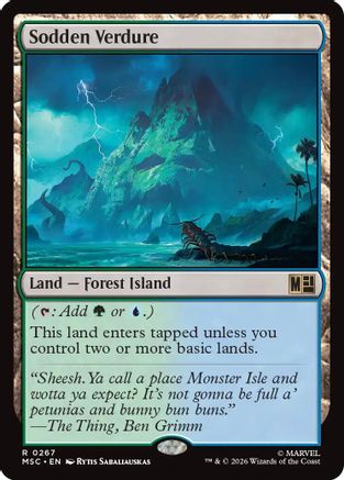 Sodden Verdure (MSC-267) [Commander: Marvel Super Heroes] MTG Single Wizards of the Coast