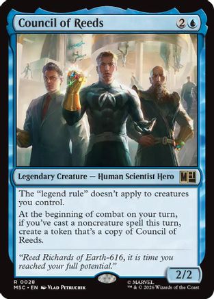 Council of Reeds (MSC-028) [Commander: Marvel Super Heroes] MTG Single Wizards of the Coast