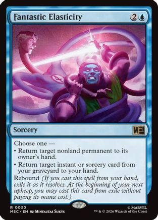 Fantastic Elasticity (MSC-030) [Commander: Marvel Super Heroes] MTG Single Wizards of the Coast