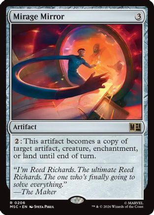 Mirage Mirror (MSC-206) [Commander: Marvel Super Heroes] MTG Single Wizards of the Coast