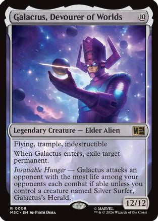 Galactus, Devourer of Worlds (MSC-008) [Commander: Marvel Super Heroes] MTG Single Wizards of the Coast