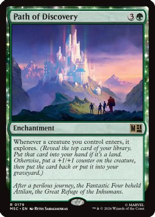 Path of Discovery (MSC-179) [Commander: Marvel Super Heroes] MTG Single Wizards of the Coast
