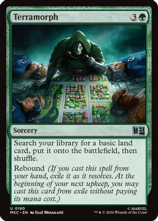 Terramorph (MSC-180) [Commander: Marvel Super Heroes] MTG Single Wizards of the Coast