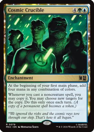 Cosmic Crucible (Surge Foil) (MSC-079) [Commander: Marvel Super Heroes] Foil MTG Single Wizards of the Coast
