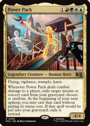 Power Pack (MSC-090) [Commander: Marvel Super Heroes] MTG Single Wizards of the Coast