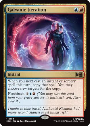 Galvanic Iteration (MSC-184) [Commander: Marvel Super Heroes] MTG Single Wizards of the Coast
