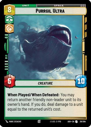 Purrgil Ultra (38/264) [Ashes of the Empire] Star Wars: Unlimited Single Disney