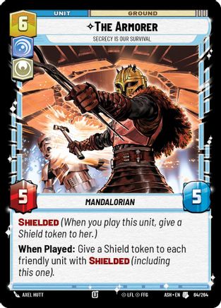 The Armorer - Secrecy is Our Survival (64/264) [Ashes of the Empire] Star Wars: Unlimited Single Disney