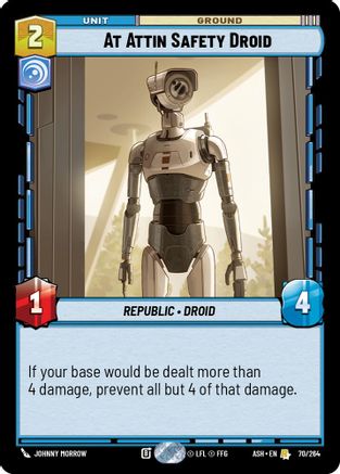 At Attin Safety Droid (70/264) [Ashes of the Empire] Star Wars: Unlimited Single Disney