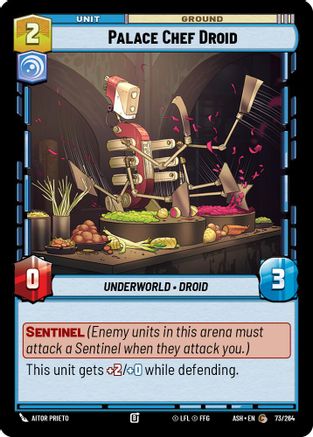 Palace Chef Droid (73/264) [Ashes of the Empire] Star Wars: Unlimited Single Disney