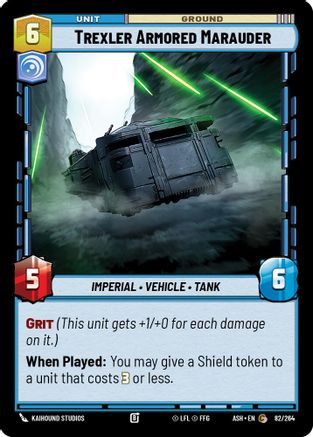 Trexler Armored Marauder (82/264) [Ashes of the Empire] Star Wars: Unlimited Single Disney