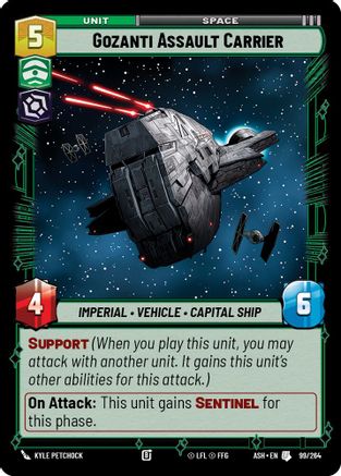 Gozanti Assault Carrier (99/264) [Ashes of the Empire] Star Wars: Unlimited Single Disney