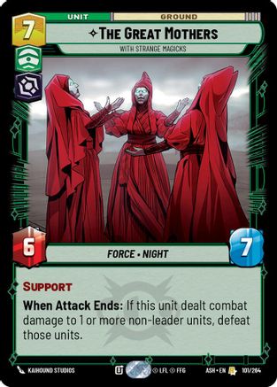 The Great Mothers - With Strange Magicks (101/264) [Ashes of the Empire] Star Wars: Unlimited Single Disney