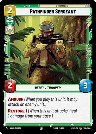 Pathfinder Sergeant (106/264) [Ashes of the Empire] Star Wars: Unlimited Single Disney