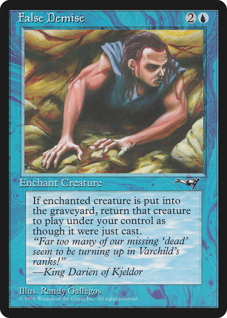 False Demise (ALL-27A) [Alliances] MTG Single Wizards of the Coast