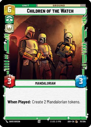 Children of the Watch (111/264) [Ashes of the Empire] Star Wars: Unlimited Single Disney