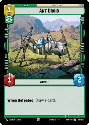 Ant Droid (116/264) [Ashes of the Empire] Star Wars: Unlimited Single Disney