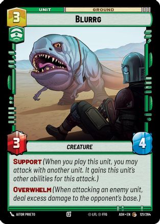 Blurrg (121/264) [Ashes of the Empire] Star Wars: Unlimited Single Disney